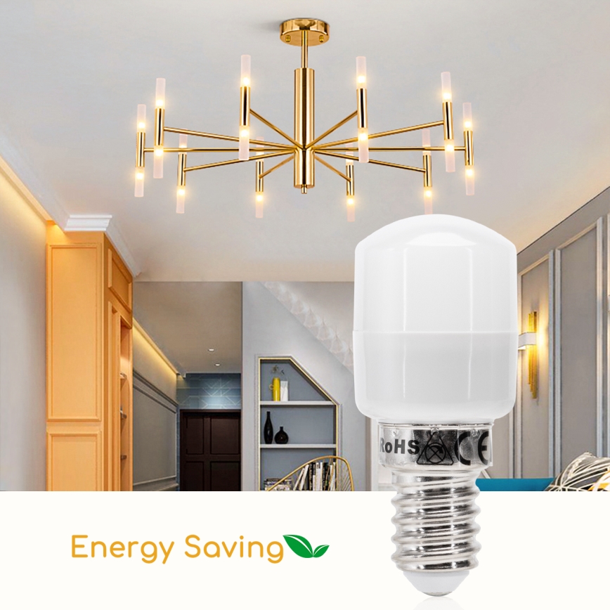 LED Refrigerator bulb T26 E14/2,5W/230V 3000K - Aigostar