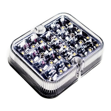 LED Reverse car light SINGLE LED/1W/12V IP67 silver
