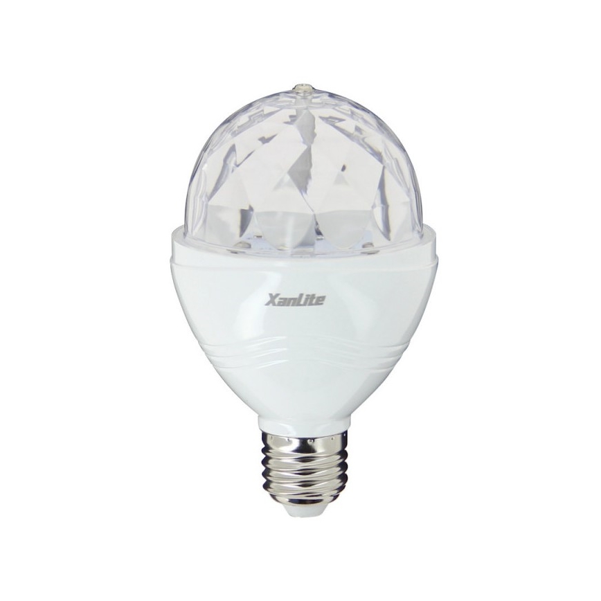 LED RGB Bulb DISCO A60 E27/3W/230V