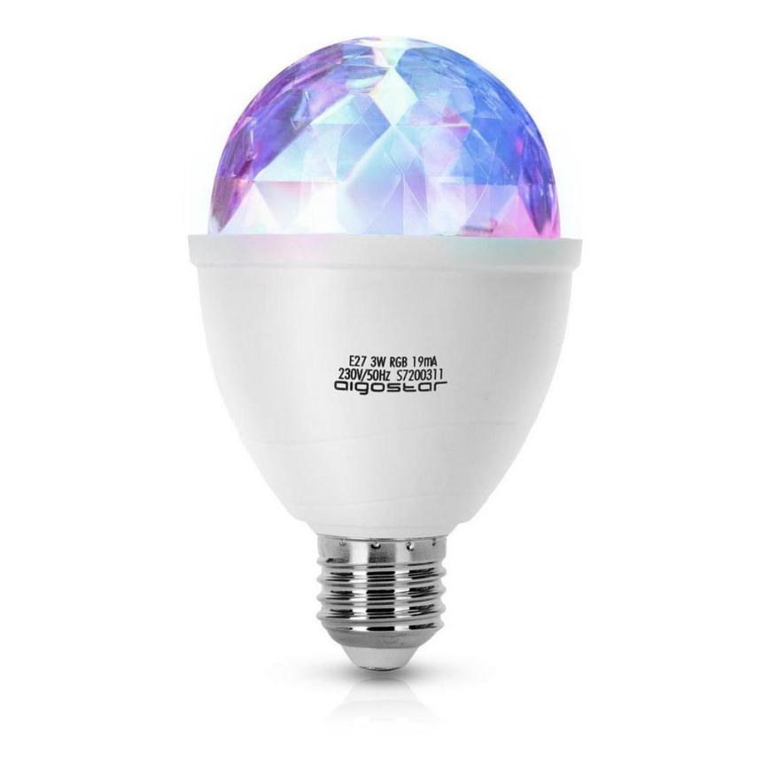 LED RGB Bulb E27/3W/230V - Aigostar