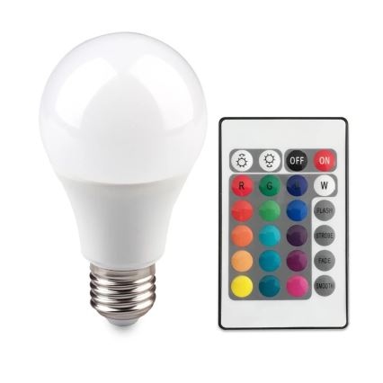 LED RGB bulb E27/6W/230V dimming 3000K