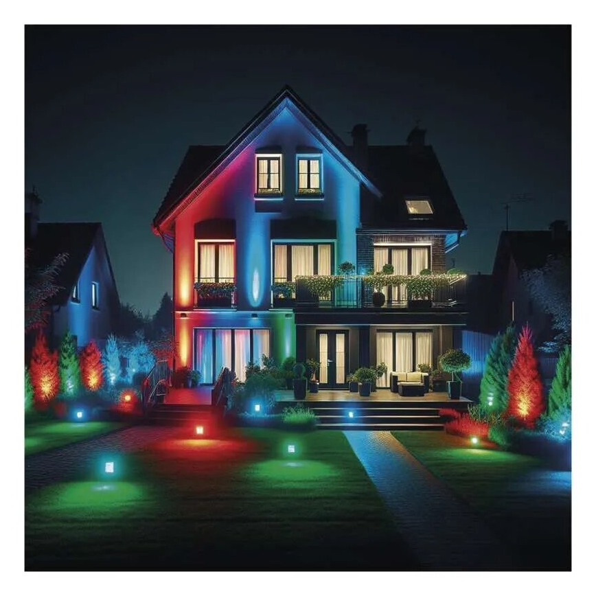 LED RGB+CCT Dimmable floodlight GoSmart LED/20W/230V 3000-6500K IP65 Wi-Fi Tuya