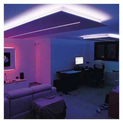 LED RGB+CCT Dimmable strip GOSMART LED/21W/230V 5 m 2700-6500K IP44 Wi-Fi + remote control