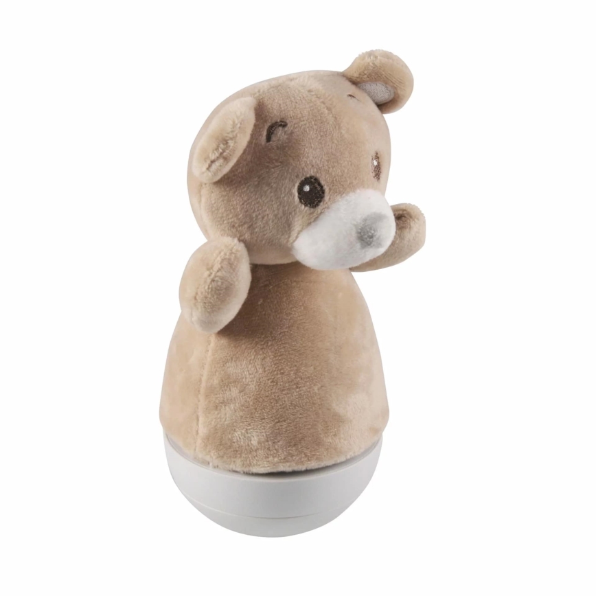 LED RGB Children's night small lamp with a melody 3xAAA/5V bear