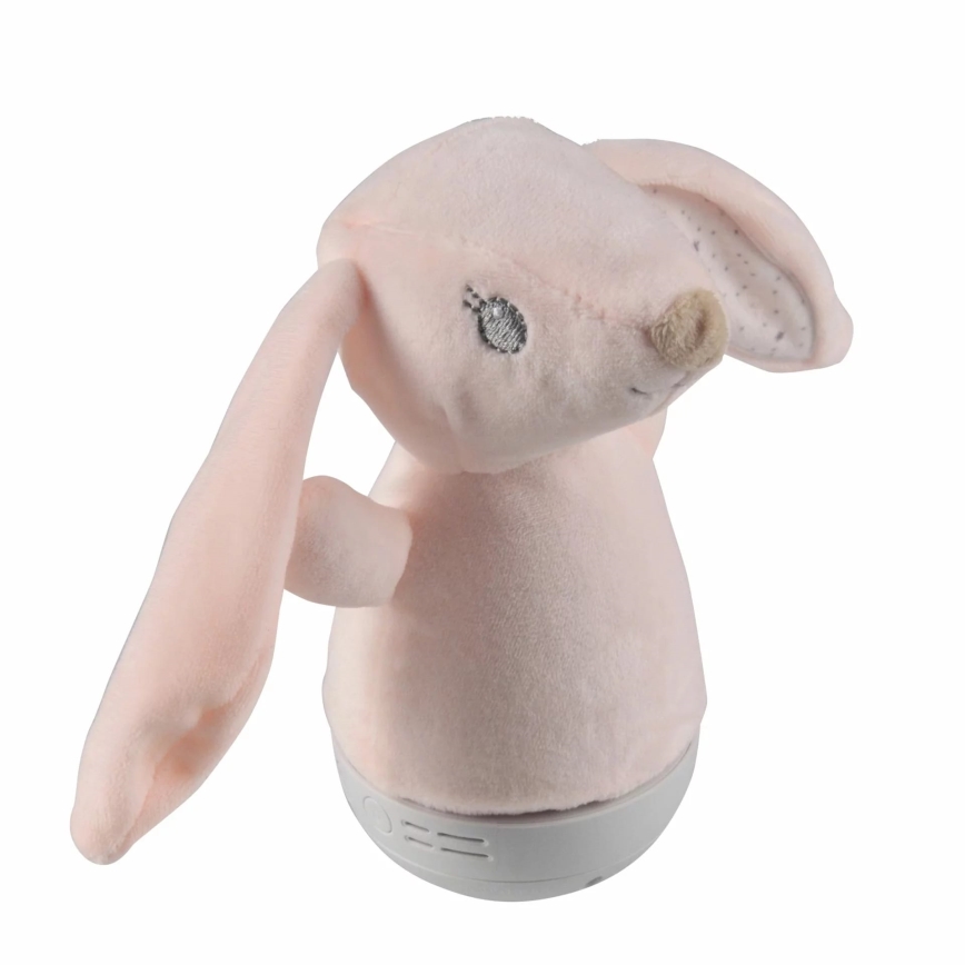 LED RGB Children's night small lamp with a melody 3xAAA/5V rabbit