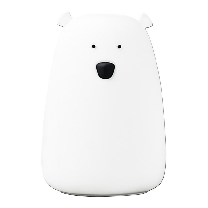 LED RGB Children's touch lamp BEAR LED/0,8W/5V white + USB
