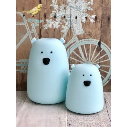 LED RGB Children's touch lamp BEAR LED/0,8W/5V white + USB