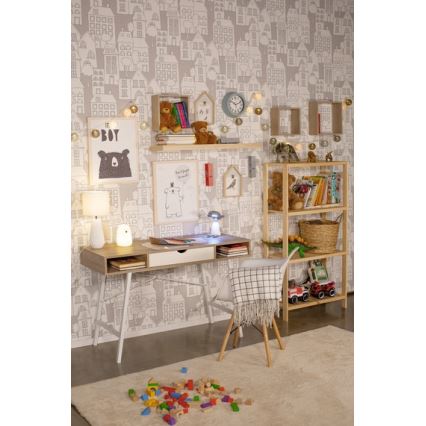 LED RGB Children's touch lamp BEAR LED/0,8W/5V white + USB