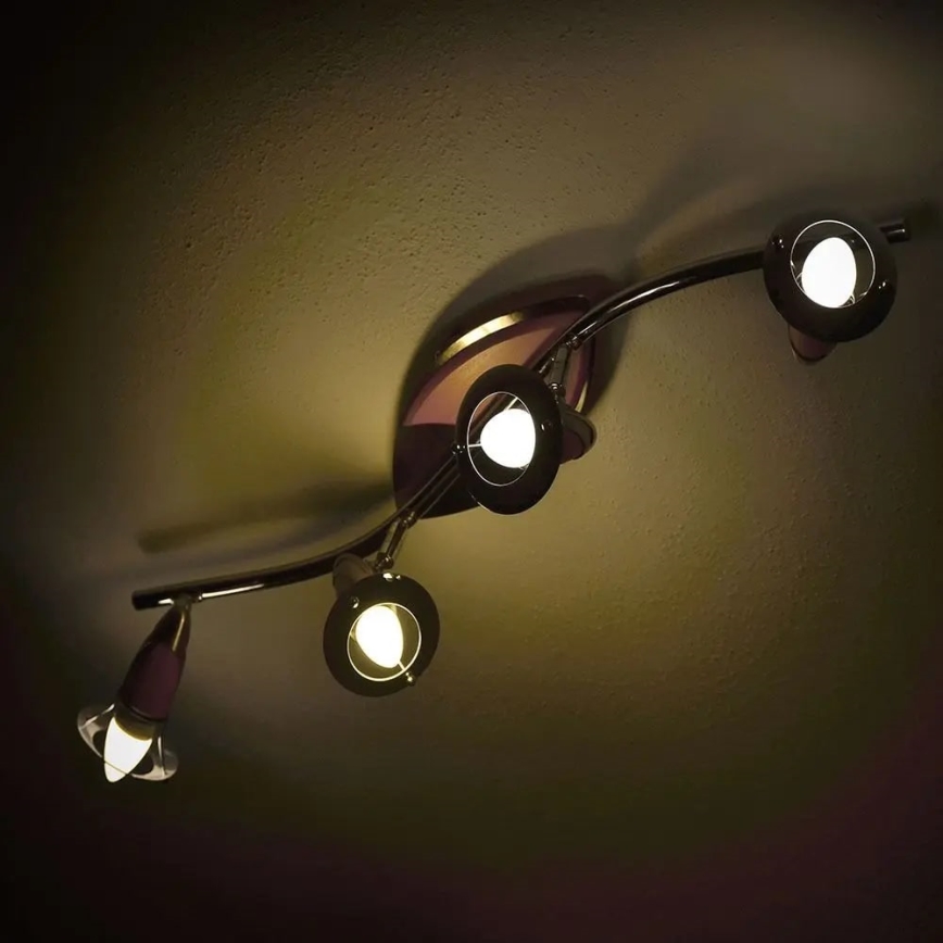 LED RGB Dimmable bulb E14/4,8W/230V 4000K + remote control