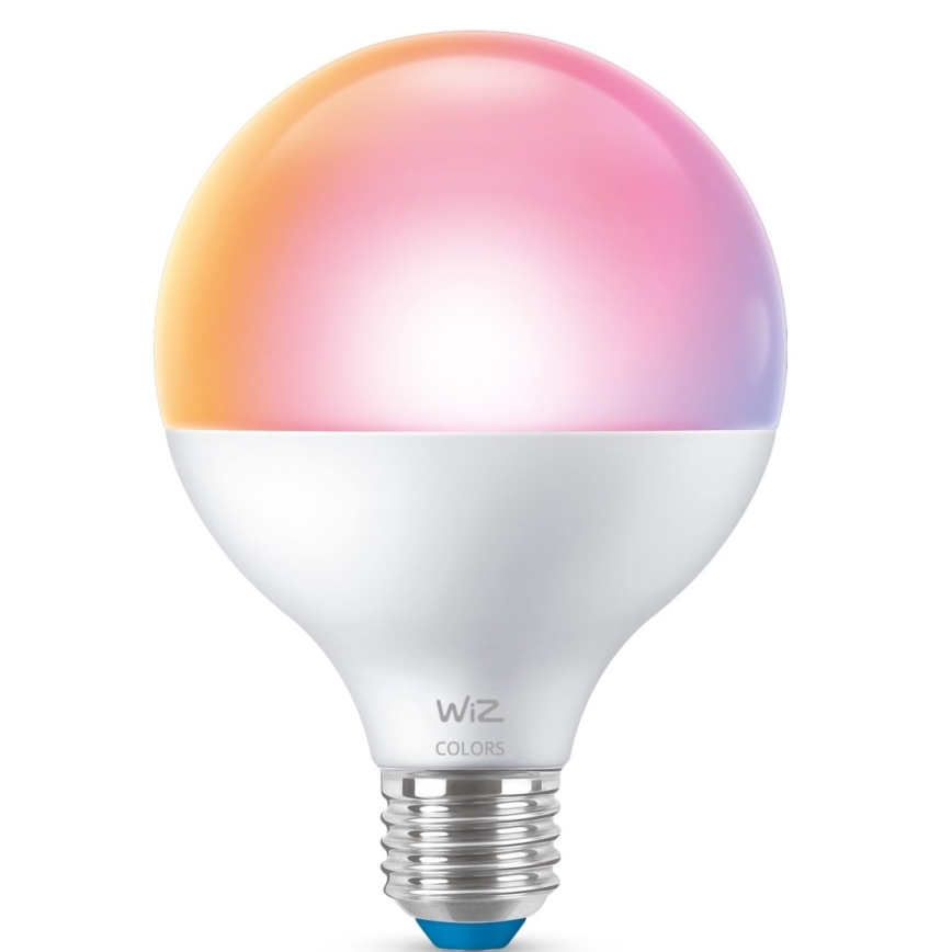 LED RGB Dimmable bulb G95 E27/11W/230V 2200-6500K Wi-Fi - WiZ