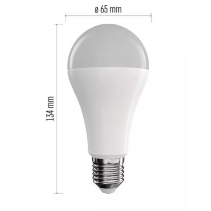 LED RGB Dimmable bulb GoSmart A65 E27/14W/230V 2700-6500K Tuya