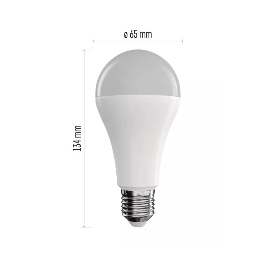 LED RGB Dimmable bulb GoSmart A65 E27/14W/230V 2700-6500K Tuya