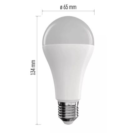 LED RGB Dimmable bulb GoSmart A65 E27/14W/230V 2700-6500K Wi-Fi Tuya