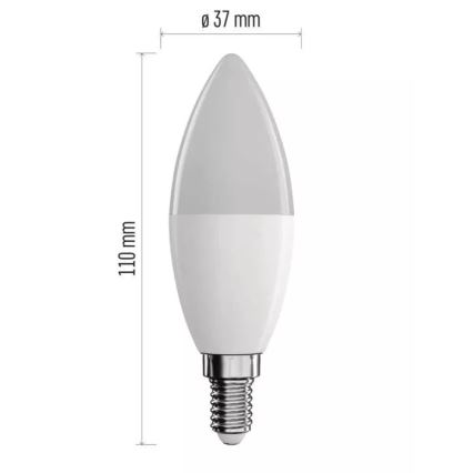 LED RGB Dimmable bulb GoSmart E14/4,8W/230V 2700-6500K Tuya