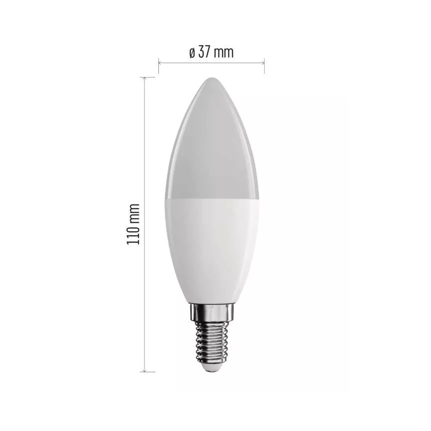 LED RGB Dimmable bulb GoSmart E14/4,8W/230V 2700-6500K Tuya