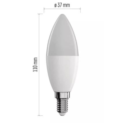 LED RGB Dimmable bulb GoSmart E14/4,8W/230V 2700-6500K Wi-Fi Tuya