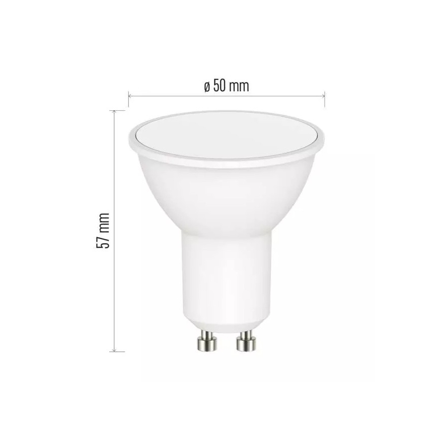 LED RGB Dimmable bulb GoSmart MR16 GU10/4,8W/230V 2700-6500K Tuya