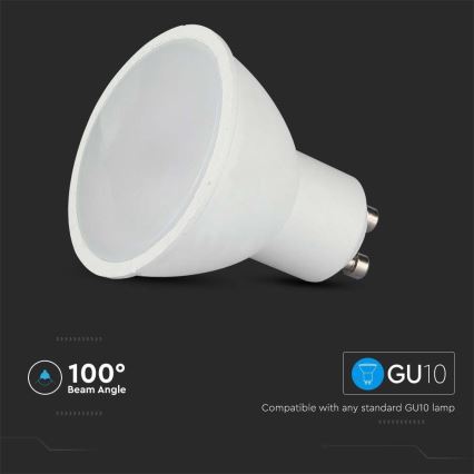 LED RGB Dimmable bulb GU10/4,8W/230V 3000K + remote control