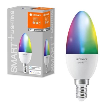 LED RGB Dimmable bulb SMART+ E14/5W/230V 2700K-6500K Wi-Fi - Ledvance