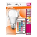 LED RGB Dimmable bulb STAR+ A60 E27/9W/230V 2700K - Osram