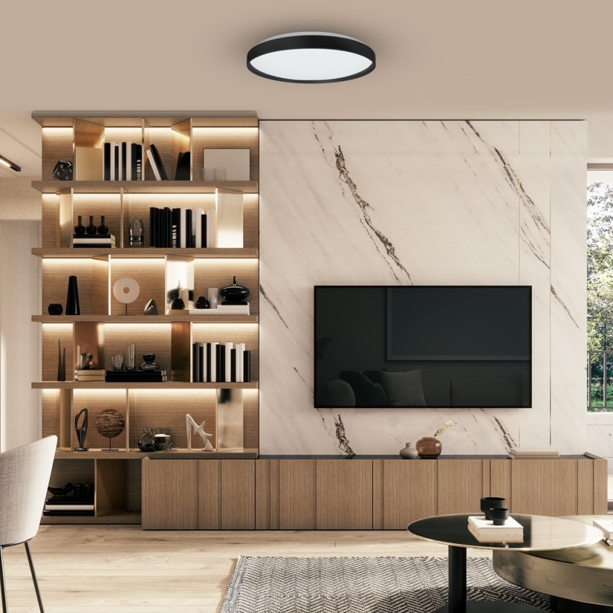LED RGB Dimmable ceiling light RINGO LED/36W/230V + remote control
