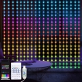LED RGB Dimmable Christmas curtain WIZARD 400xLED/USB 2x2m + remote control