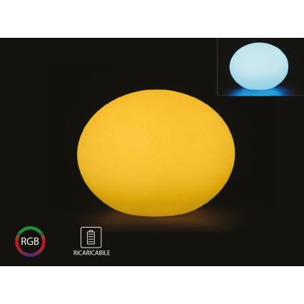 LED RGB Dimmable outdoor lamp LED/1W/230V 20cm IP67 + RC