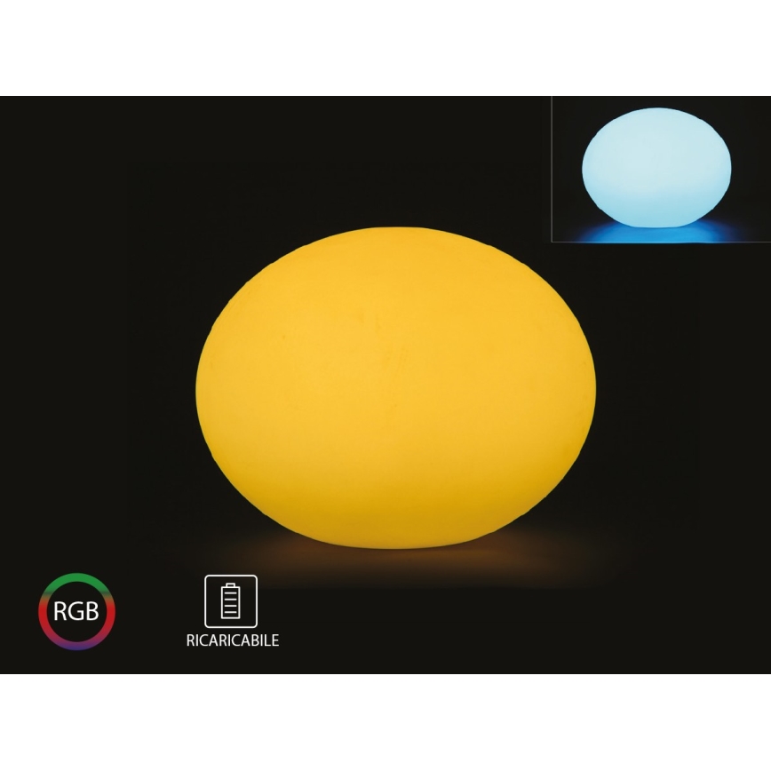 LED RGB Dimmable outdoor lamp LED/1W/230V 20cm IP67 + RC
