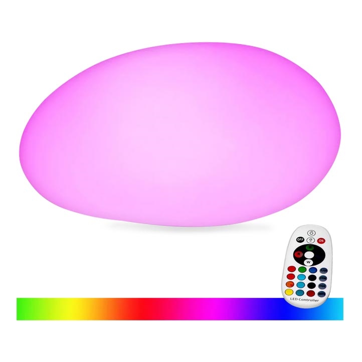 LED RGB Dimmable outdoor lamp LED/1W/230V 28cm IP67 + RC