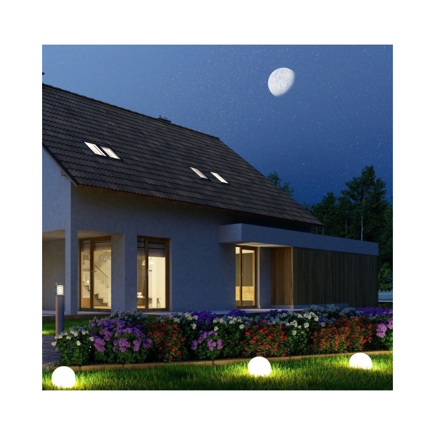 LED RGB Dimmable outdoor lamp LED/1W/230V 30cm IP67