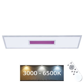 LED RGB Dimmable panel LED/24W/230V 3000-6500K + remote control