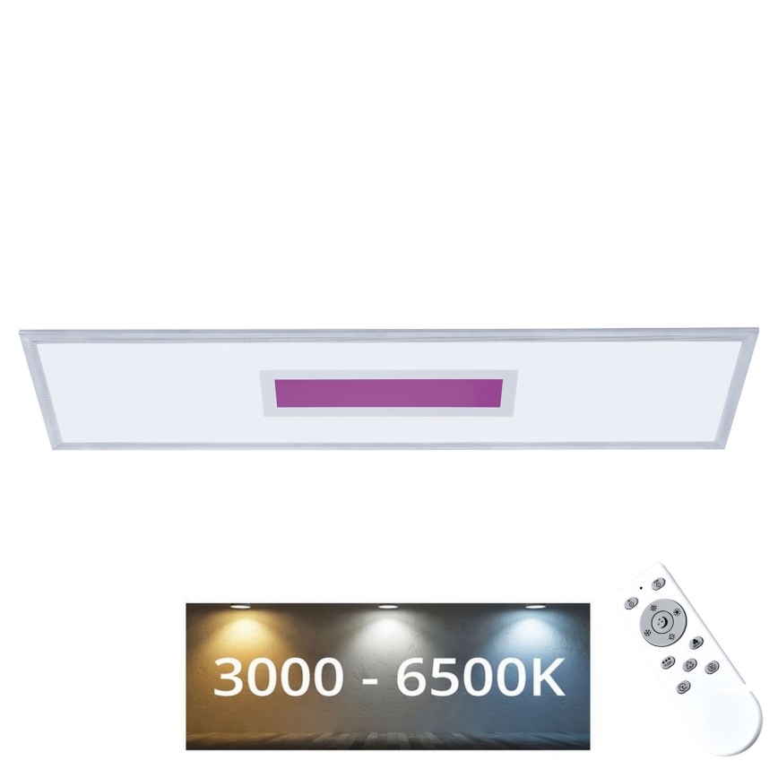 LED RGB Dimmable panel LED/24W/230V 3000-6500K + remote control