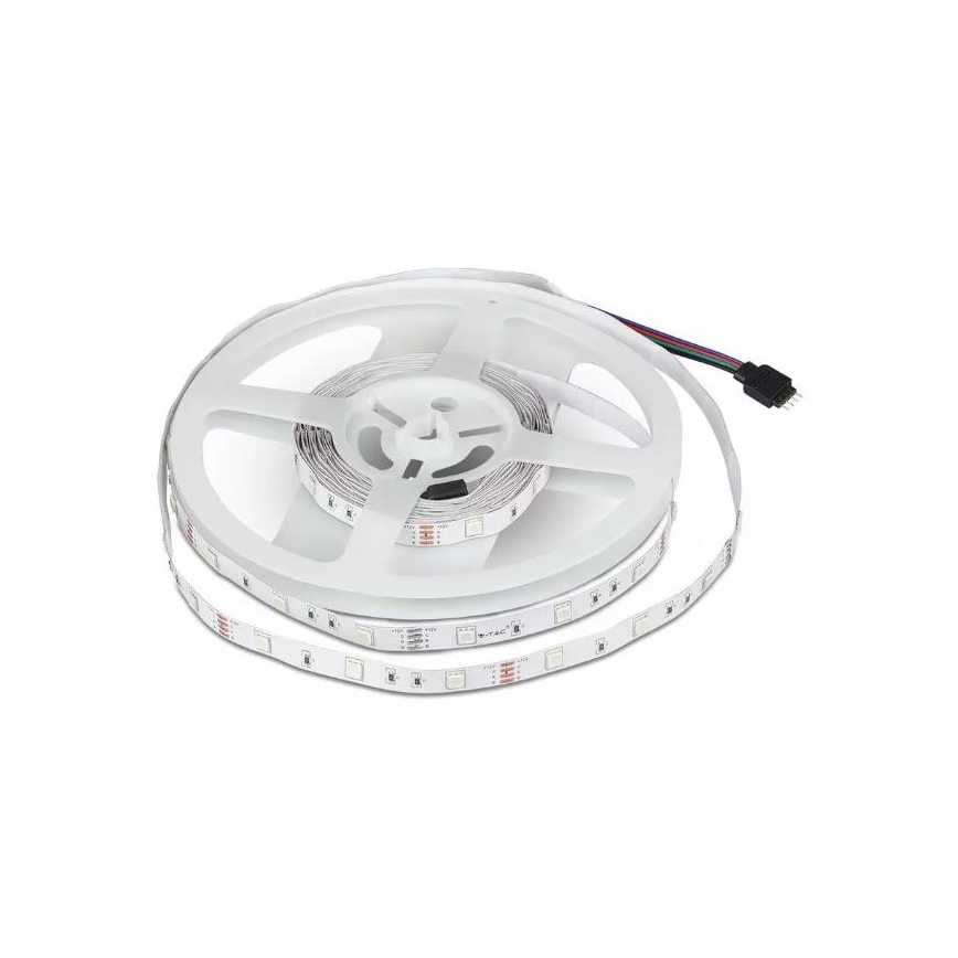 LED RGB Dimmable strip 2x5m LED/48W/230V + remote control