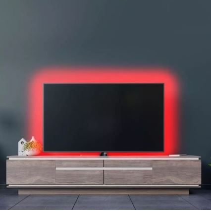 LED RGB Dimmable strip 2x5m LED/48W/230V + remote control
