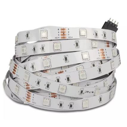 LED RGB Dimmable strip 2x5m LED/48W/230V + remote control