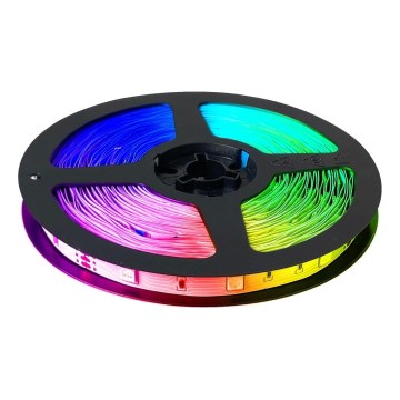 LED RGB Dimmable strip LED/12,5W/230V 5 m + remote control