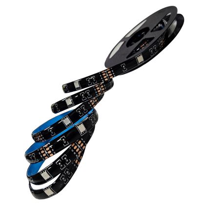 LED RGB Dimmable strip LED/6W/5V USB 2 m + remote control