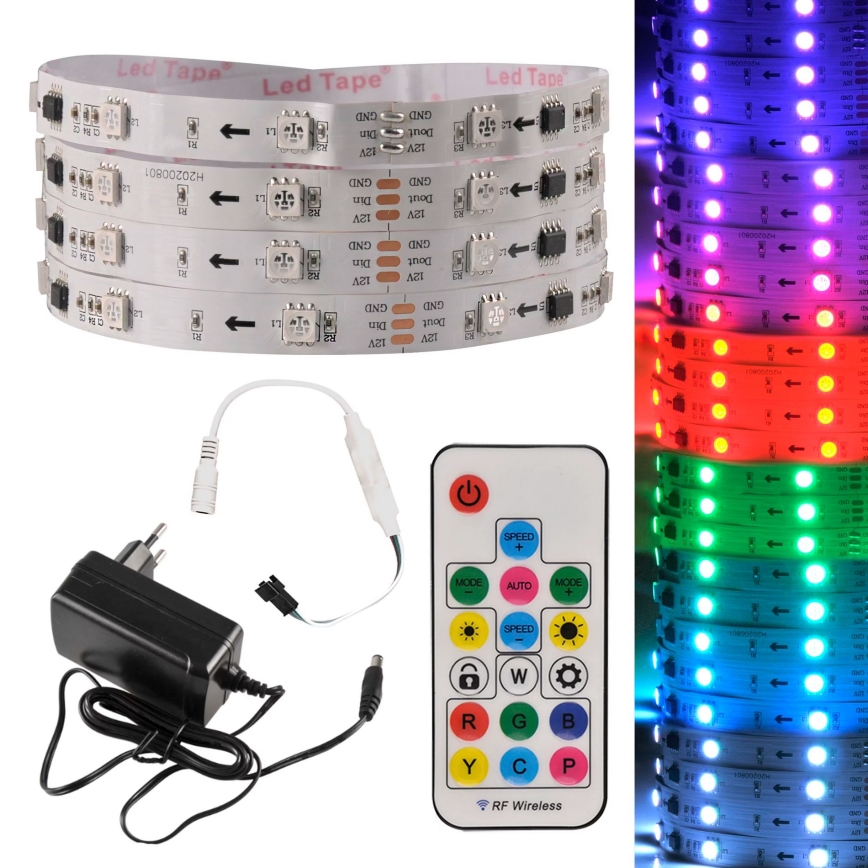 LED RGB Dimmable strip MAGIC 2 m LED/12W/230V + RC