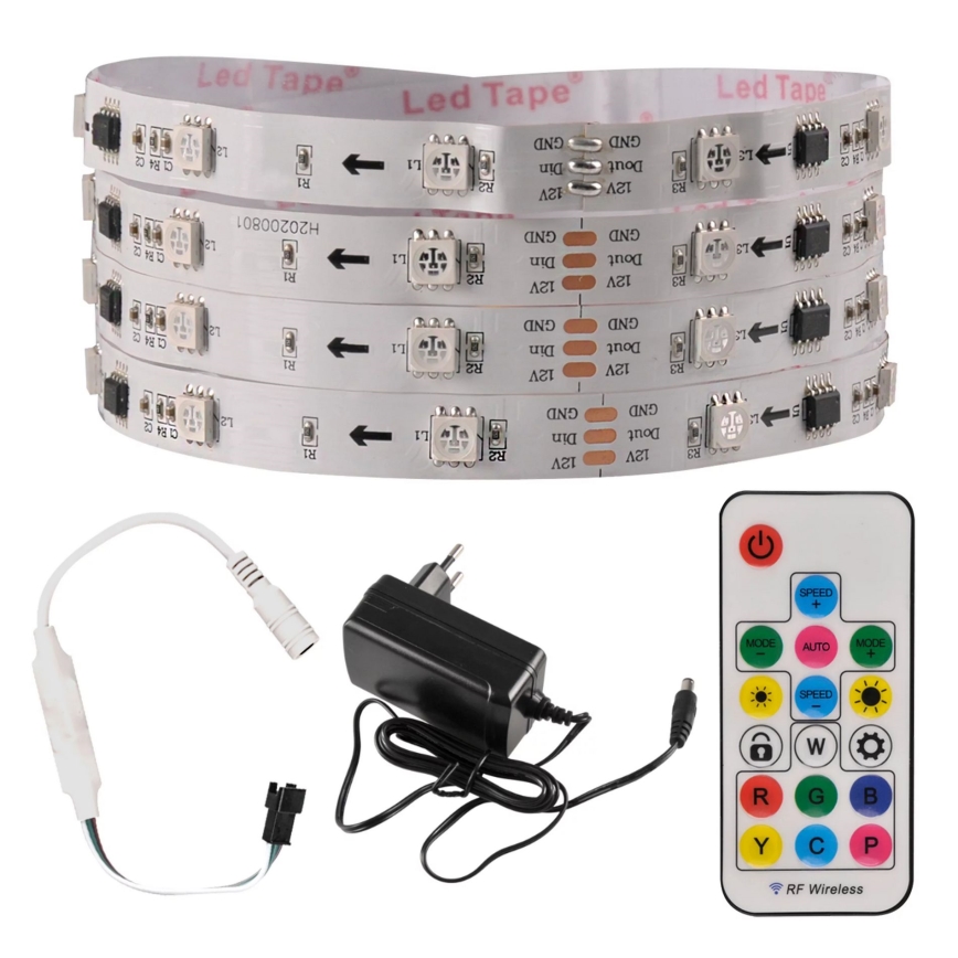 LED RGB Dimmable strip MAGIC 2 m LED/12W/230V + RC