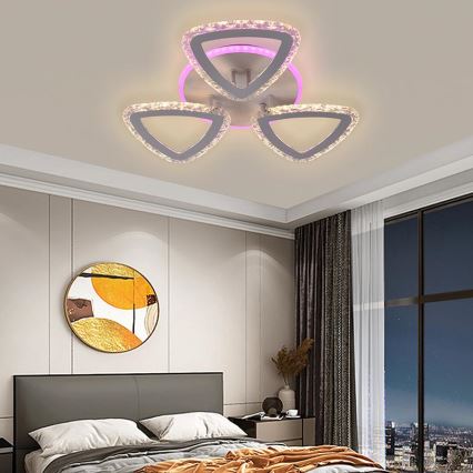 LED RGB Dimmable surface-mounted chandelier LED/45W/230V 3000-6500K + remote control