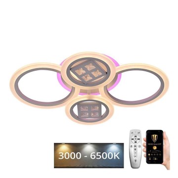 LED RGB Dimmable surface-mounted chandelier LED/50W/230V 3000-6500K + remote control