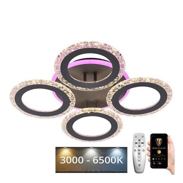 LED RGB Dimmable surface-mounted chandelier LED/55W/230V 3000-6500K + remote control