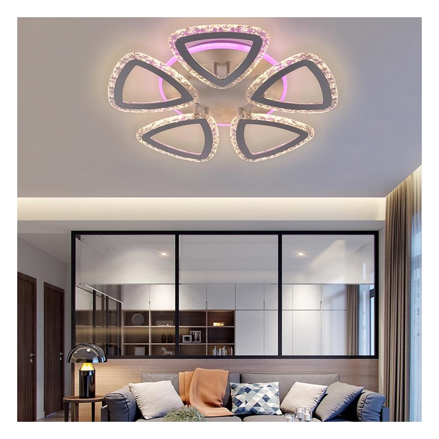LED RGB Dimmable surface-mounted chandelier LED/70W/230V 3000-6500K + remote control
