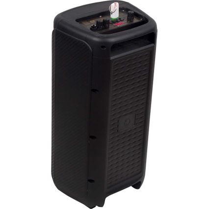 LED RGB Rechargeable speaker with a microphone 400W/2400 mAh + remote control