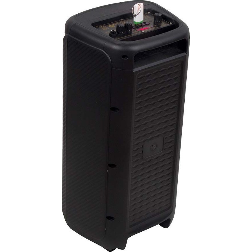 LED RGB Rechargeable speaker with a microphone 400W/2400 mAh + remote control