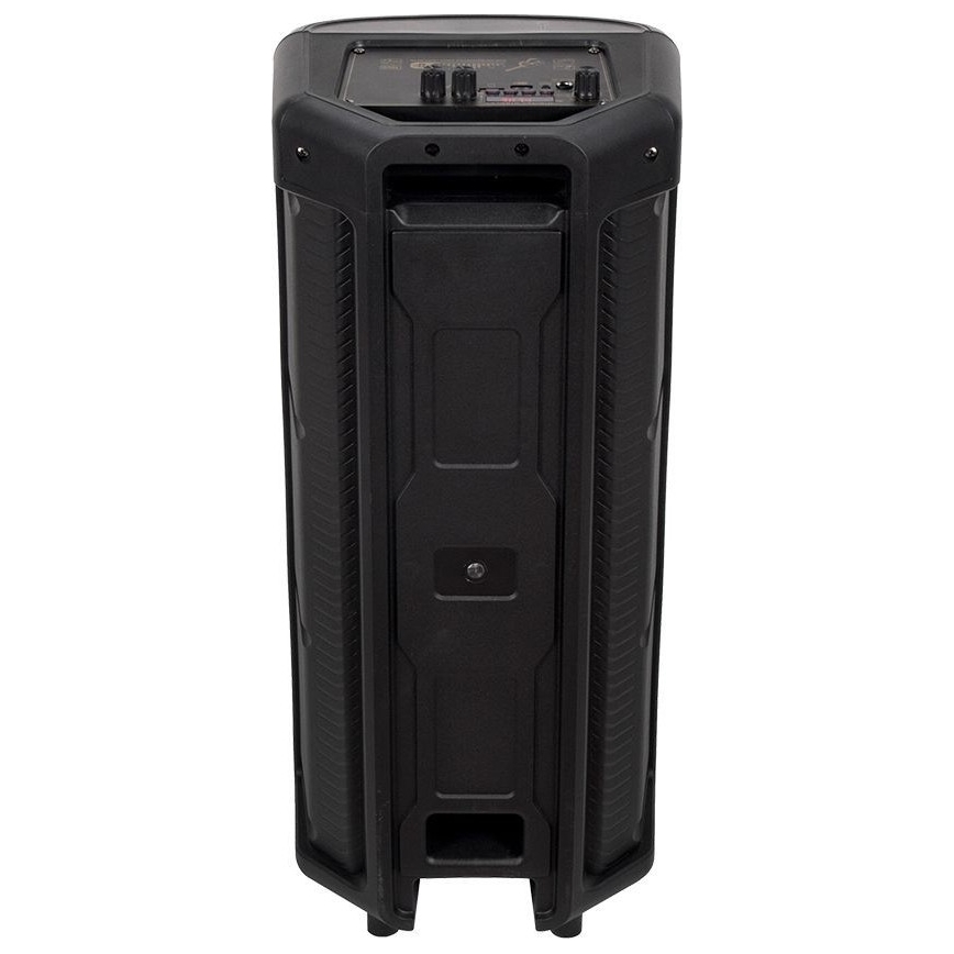 LED RGB Rechargeable speaker with a microphone 600W/2400 mAh + remote control