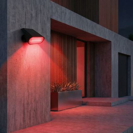 LED RGB Solar Lamp 2-in-1 LED/3.7V 1200 mAh IP54 Black
