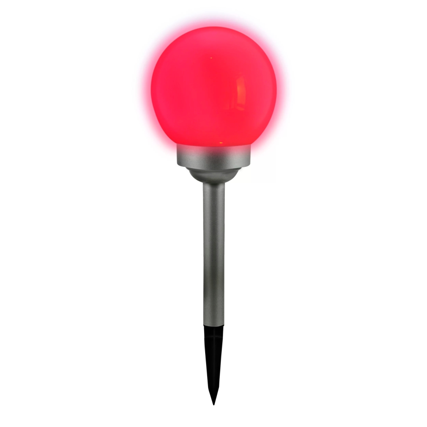 LED RGB Solar lamp BALL LED/0,2W/AA 1,2V/600mAh IP44