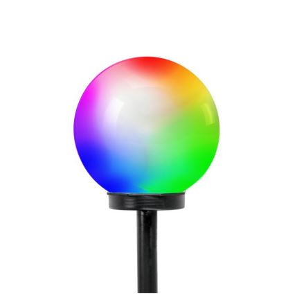 LED RGB Solar Lamp SPHERE, LED/1.2 V, IP44, 200 mAh, Ø 20 cm