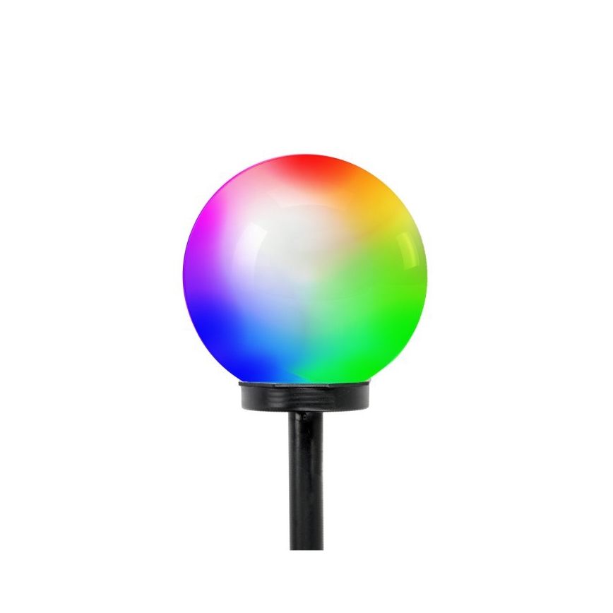 LED RGB Solar Lamp SPHERE, LED/1.2 V, IP44, 200 mAh, Ø 20 cm